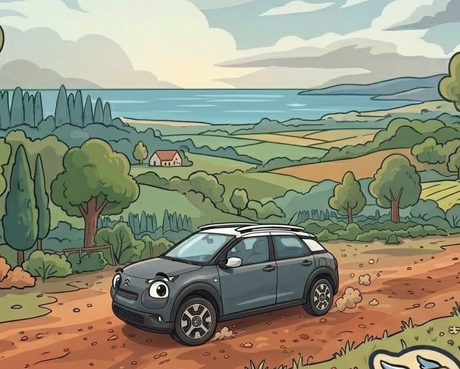 Citroën C4 Cactus de Gerardo Montini, el vehículo de la cadetería